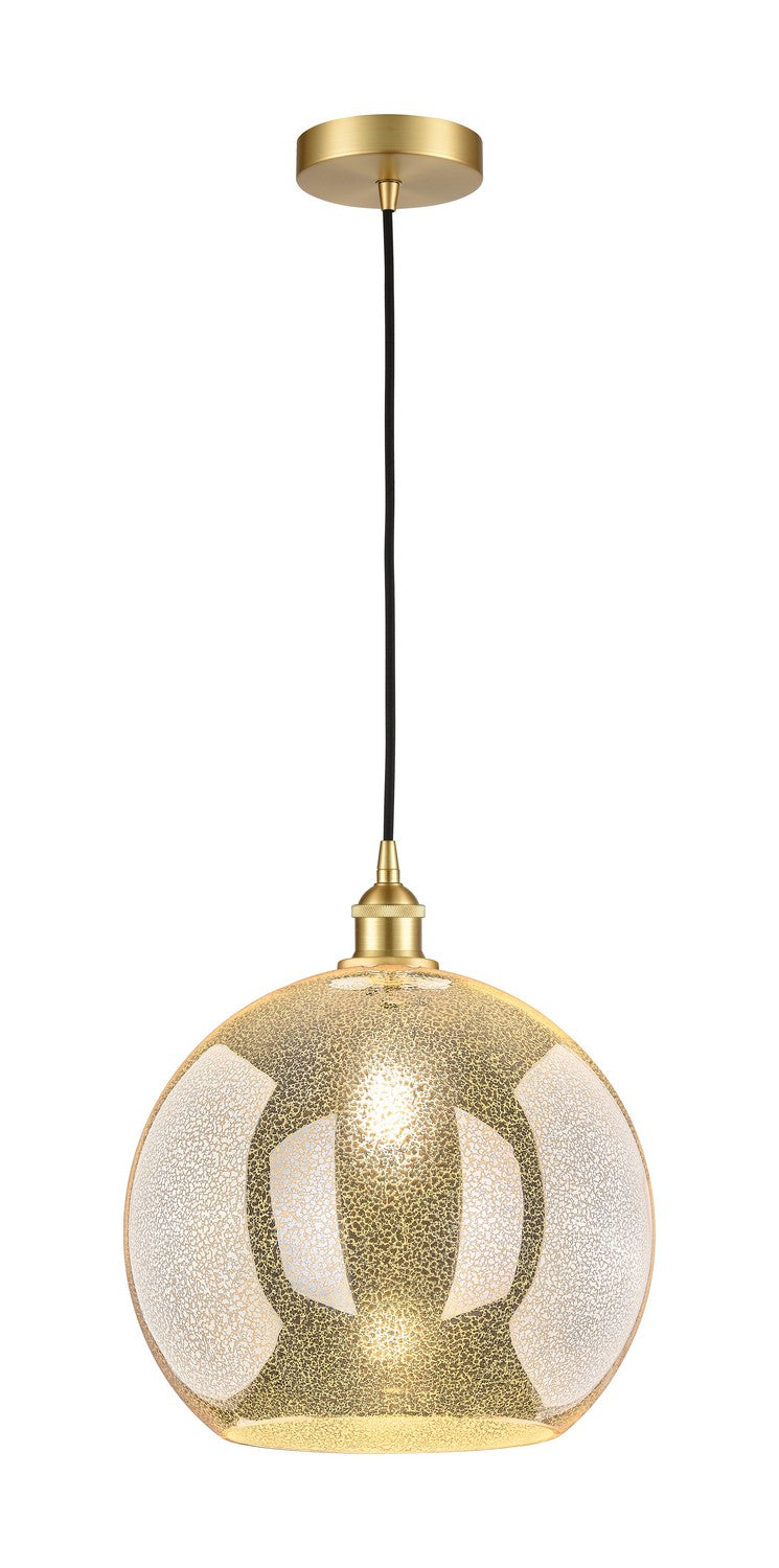 Innovations 616-1P-SG-G128-14 One Light Pendant, Satin Gold