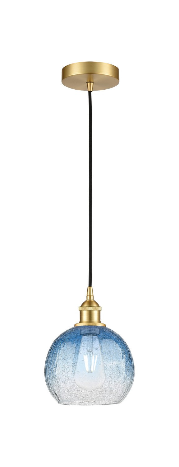 Innovations 616-1P-SG-G483-8SB One Light Mini Pendant, Satin Gold