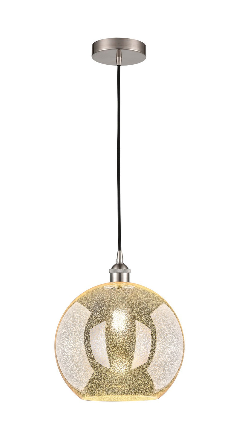 Innovations 616-1P-SN-G128-12 One Light Mini Pendant, Brushed Satin Nickel