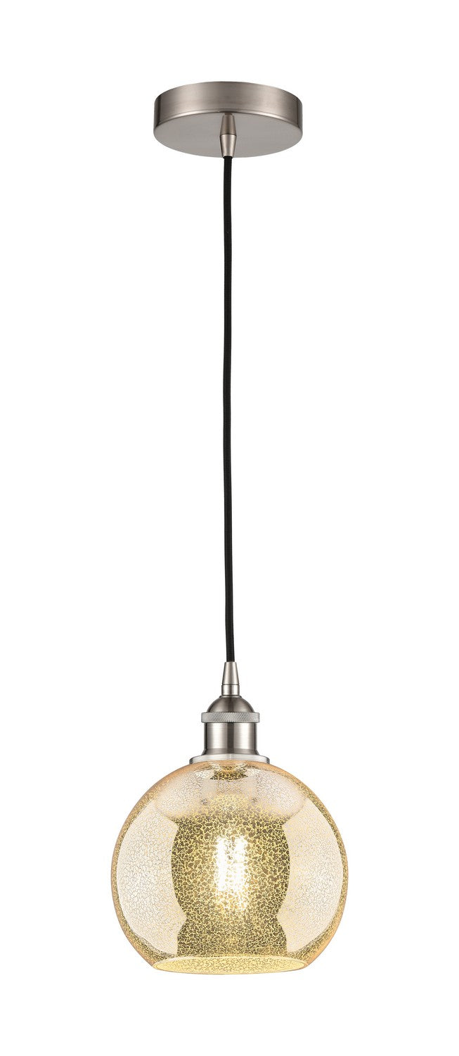Innovations 616-1P-SN-G128-8 One Light Mini Pendant, Brushed Satin Nickel