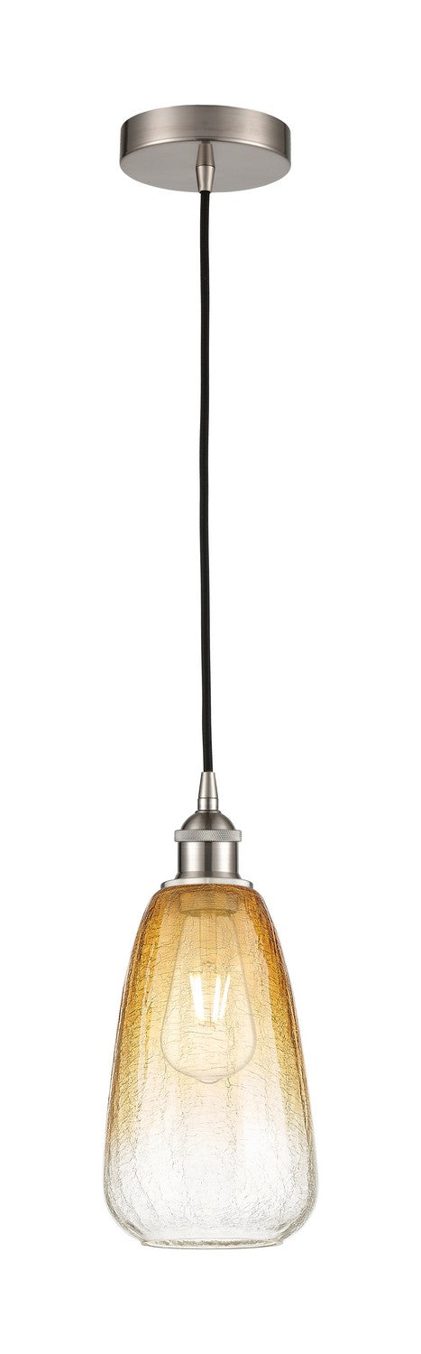 Innovations 616-1P-SN-G480-6AM One Light Mini Pendant, Brushed Satin Nickel