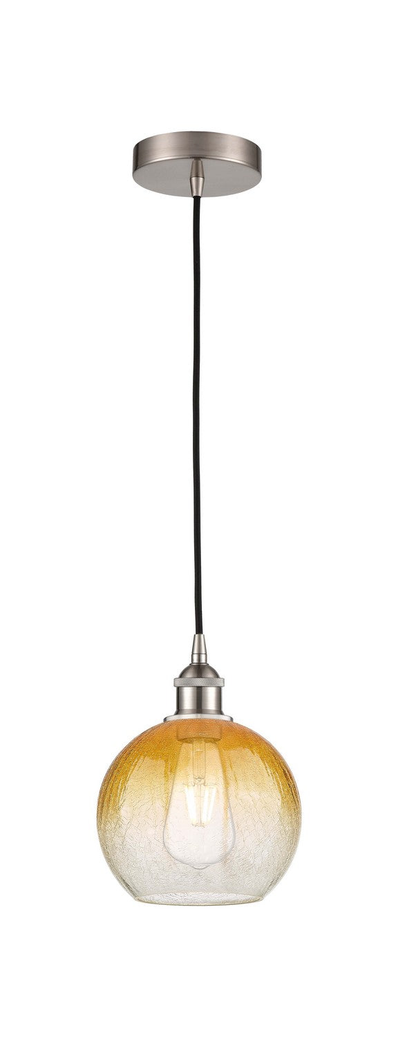 Innovations 616-1P-SN-G483-8AM One Light Mini Pendant, Brushed Satin Nickel