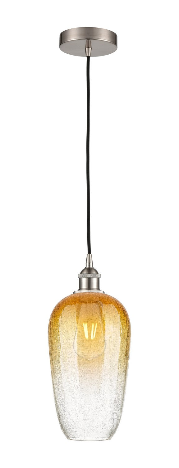 Innovations 616-1P-SN-G484-7AM One Light Mini Pendant, Brushed Satin Nickel