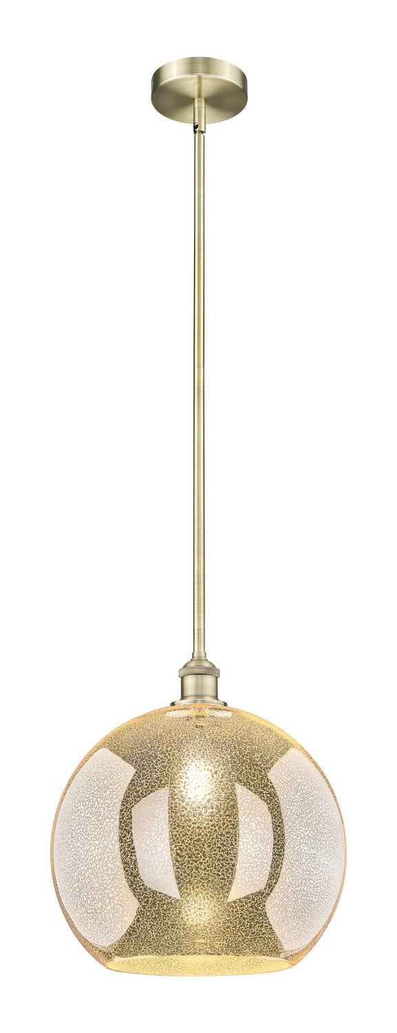 Innovations 616-1S-AB-G128-14 One Light Pendant, Antique Brass