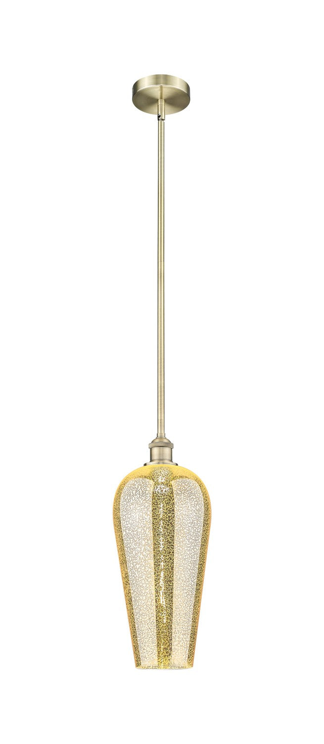 Innovations 616-1S-AB-G456-8ME One Light Mini Pendant, Antique Brass