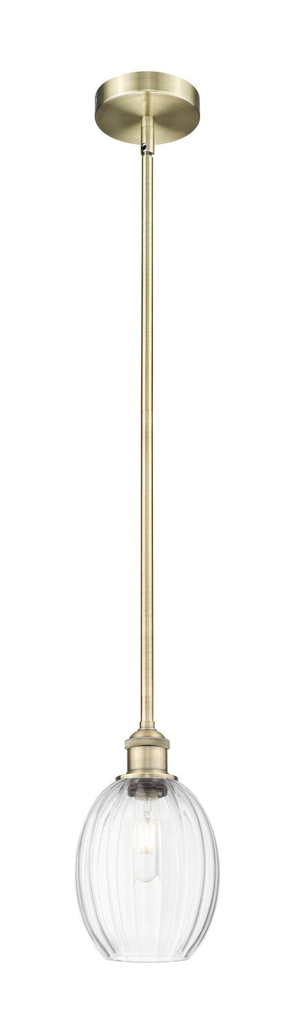 Innovations 616-1S-AB-G459-6CL One Light Mini Pendant, Antique Brass