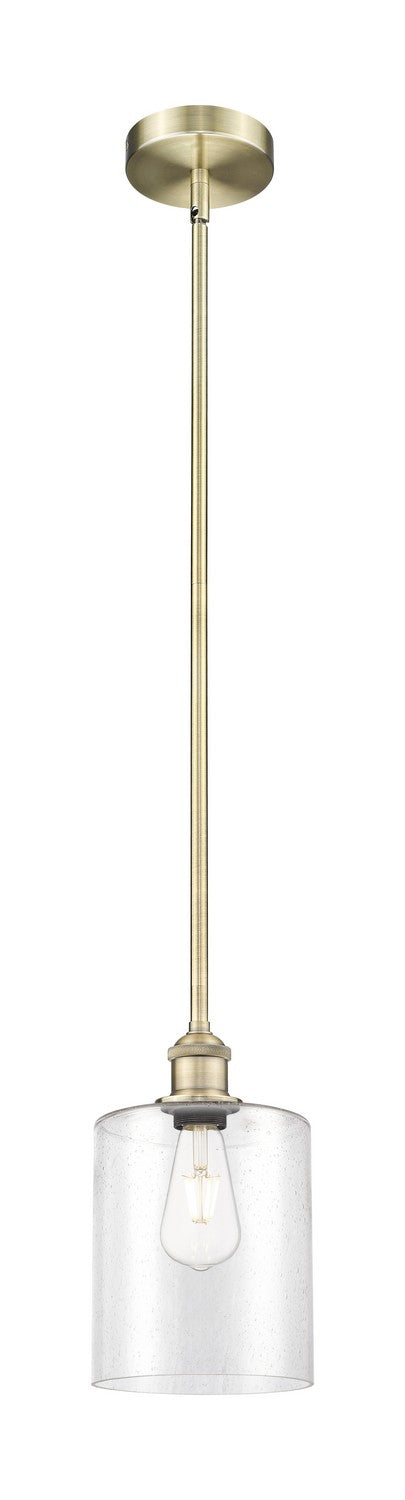 Innovations 616-1S-AB-G4424-7 One Light Mini Pendant, Antique Brass