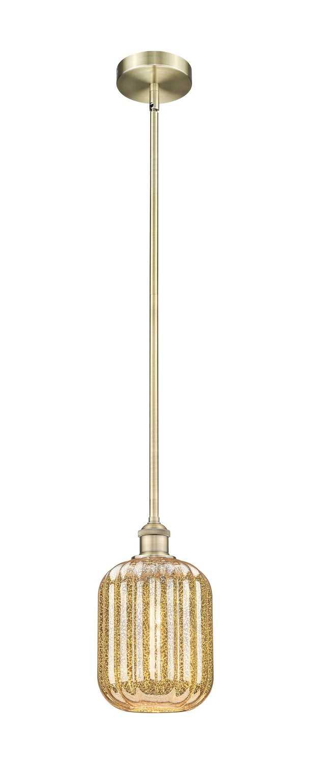 Innovations 616-1S-AB-G460-7ME One Light Mini Pendant, Antique Brass