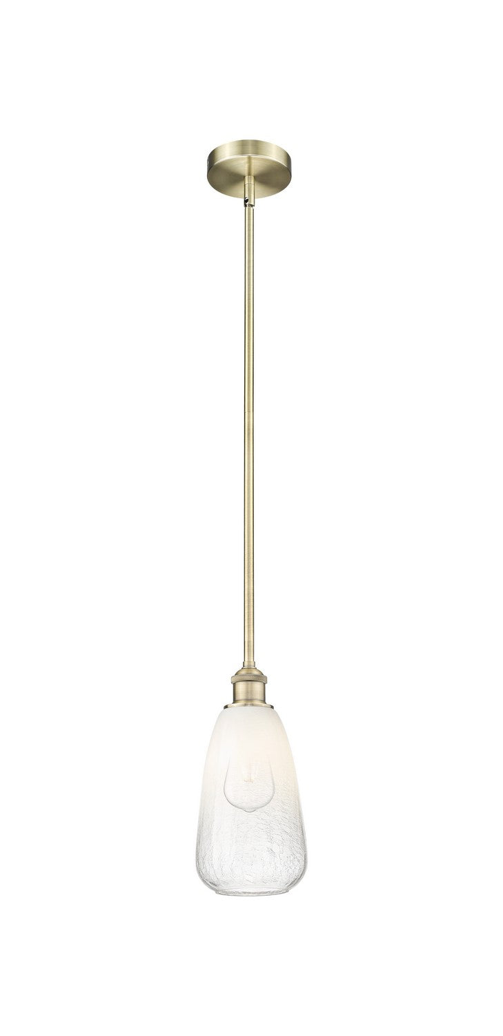Innovations 616-1S-AB-G480-6OP One Light Mini Pendant, Antique Brass