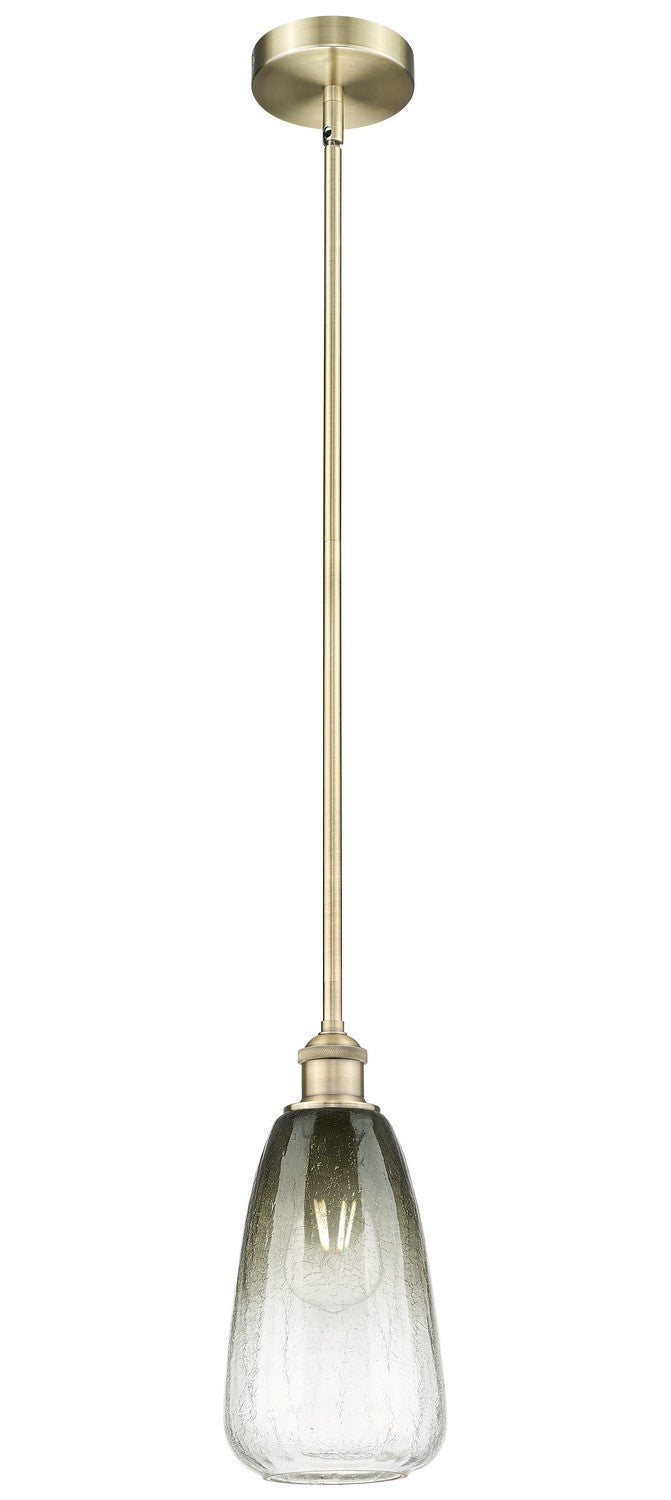 Innovations 616-1S-AB-G480-6SL One Light Mini Pendant, Antique Brass