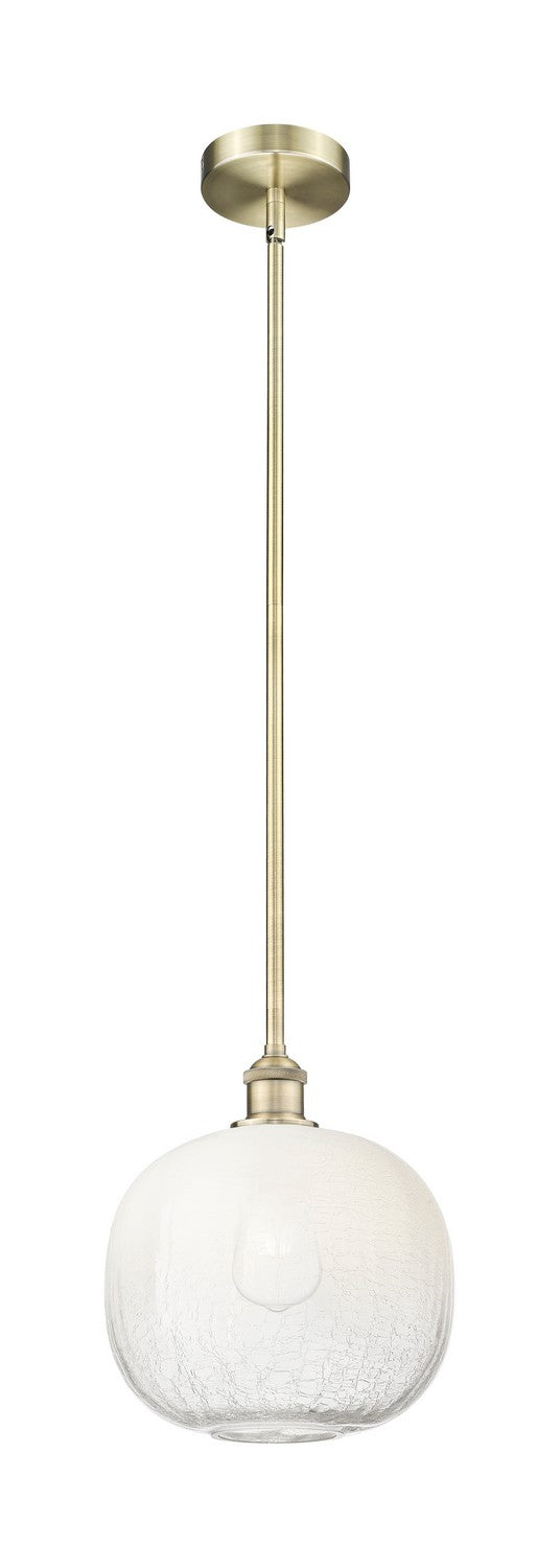 Innovations 616-1S-AB-G481-10OP One Light Mini Pendant, Antique Brass