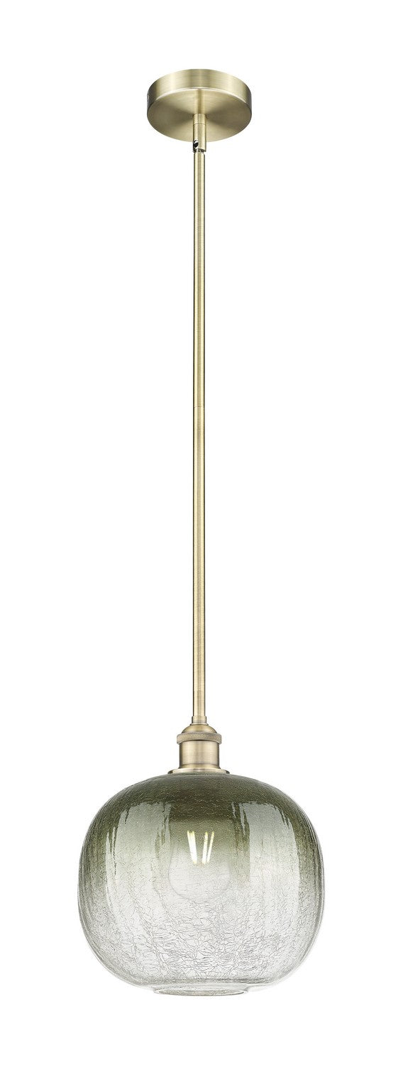 Innovations 616-1S-AB-G481-10SL One Light Mini Pendant, Antique Brass