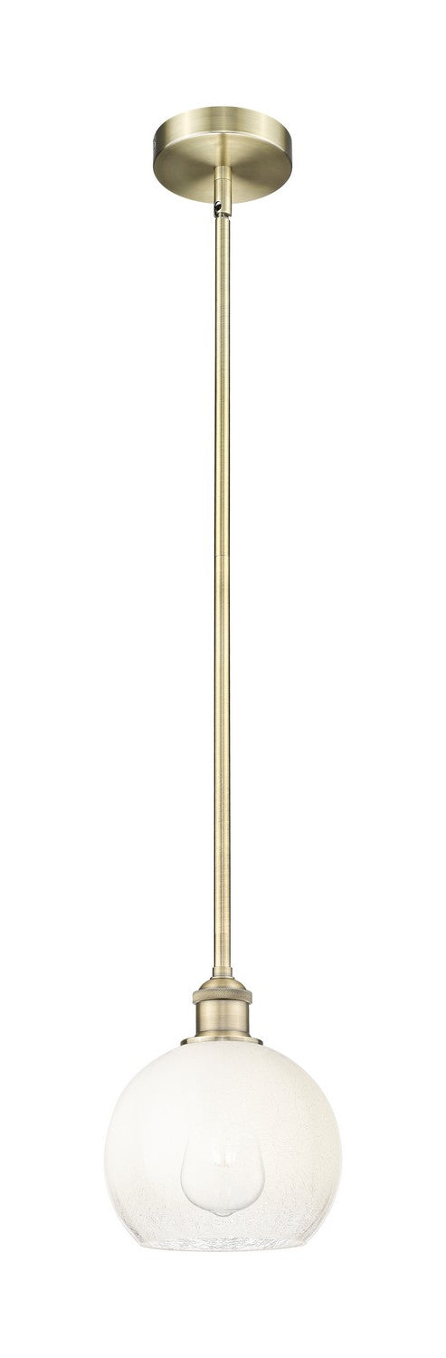 Innovations 616-1S-AB-G483-8OP One Light Mini Pendant, Antique Brass