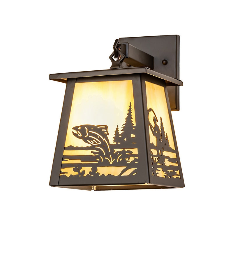 Meyda Tiffany 286059 One Light Wall Sconce, Oil Rubbed Bronze