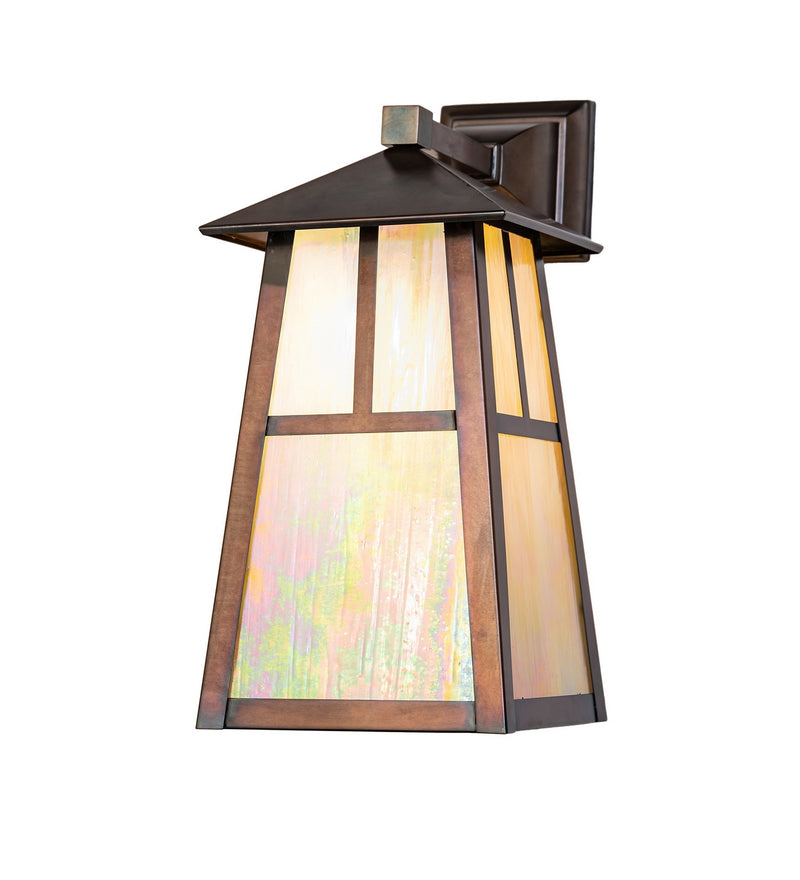Meyda Tiffany 287189 One Light Wall Sconce, Weathered Antique Brass