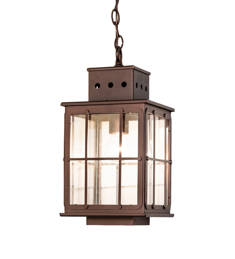 Meyda Tiffany 287426 One Light Mini Pendant, Mahogany Bronze
