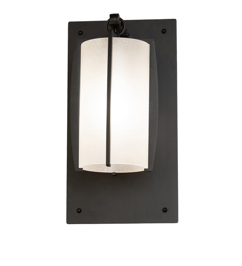 Meyda Tiffany 288296 One Light Wall Sconce, Solar Black