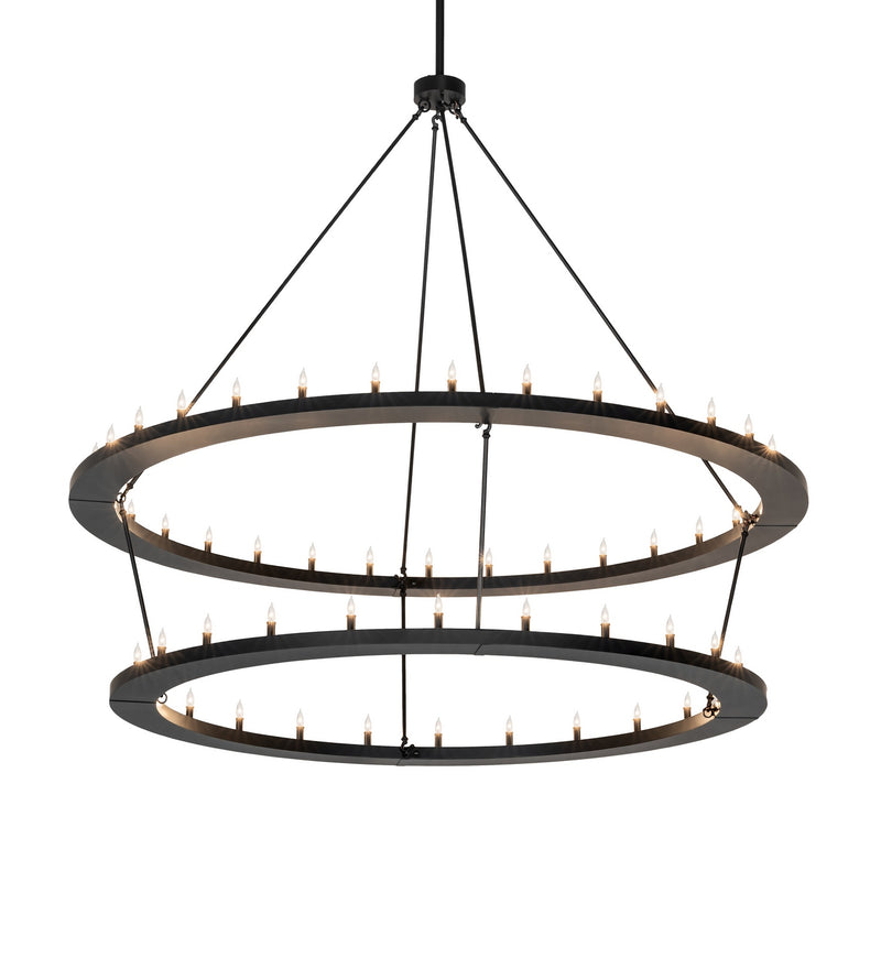 Meyda Tiffany 288683 LED Chandelier, Solar Black