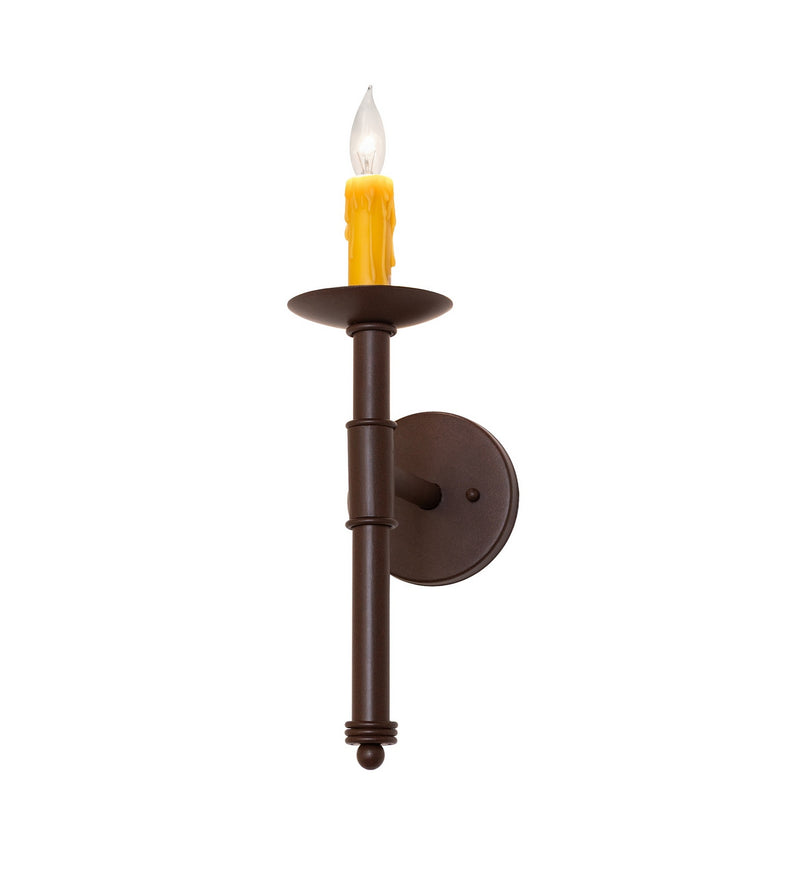 Meyda Tiffany 289033 One Light Wall Sconce, Cafe Noir