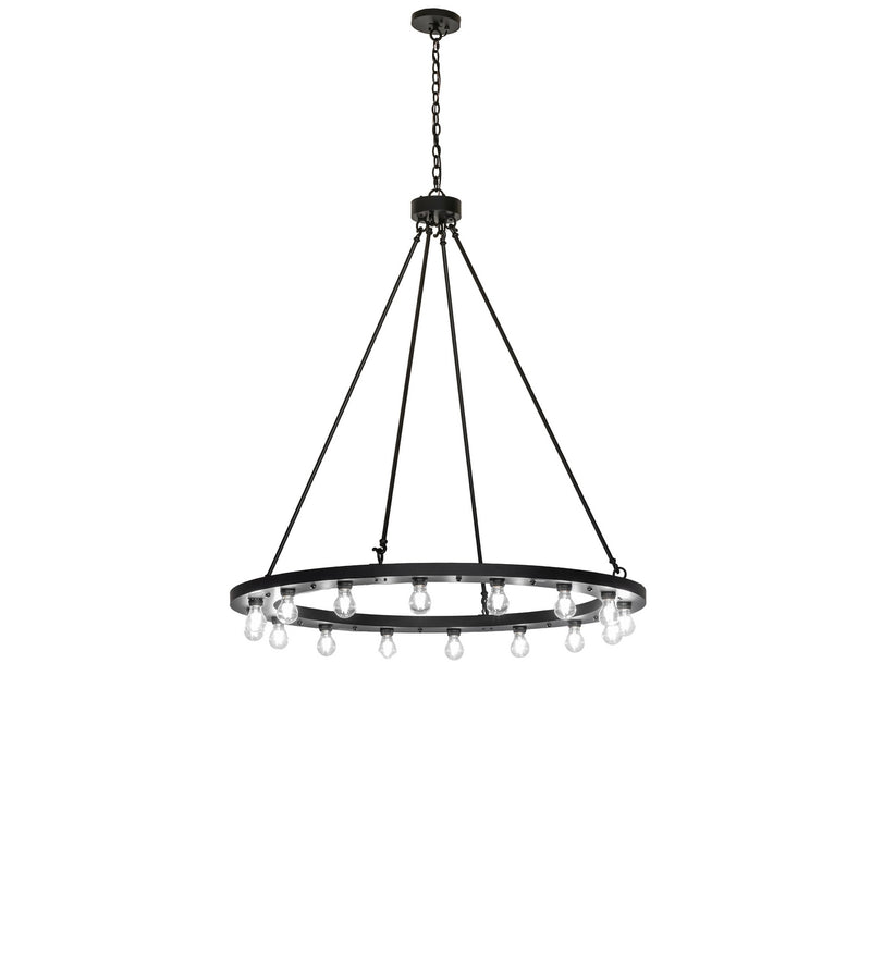 Meyda Tiffany 289621 16 Light Chandelier, Solar Black