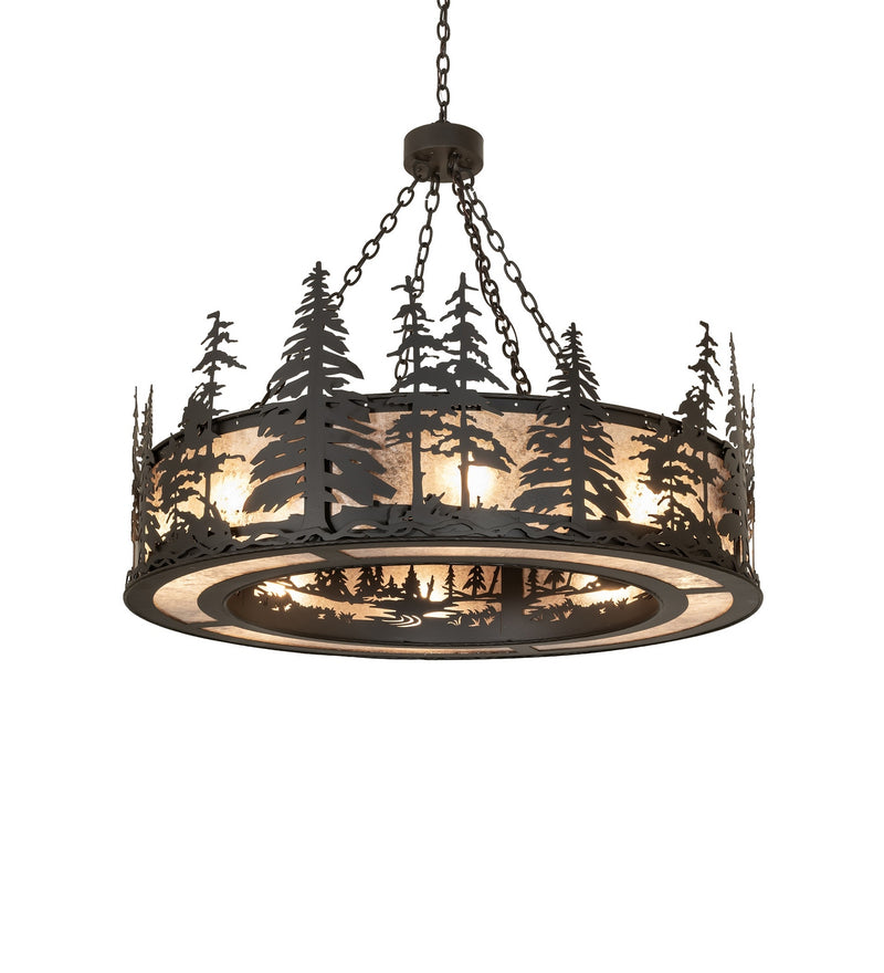 Meyda Tiffany 289642 Eight Light Pendant, Oil Rubbed Bronze