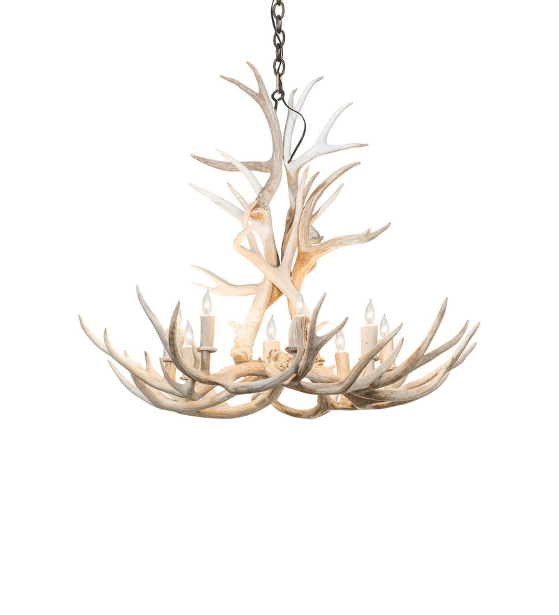 Meyda Tiffany 290057 Eight Light Chandelier, Antique Copper
