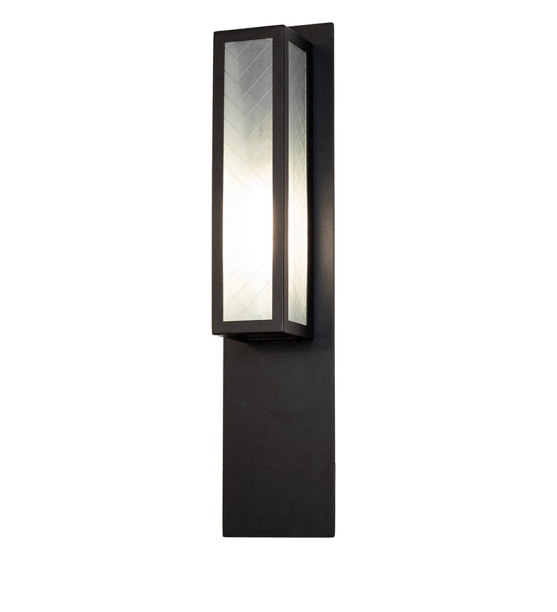 Meyda Tiffany 290501 LED Wall Sconce, Black Satin Wrought Iron
