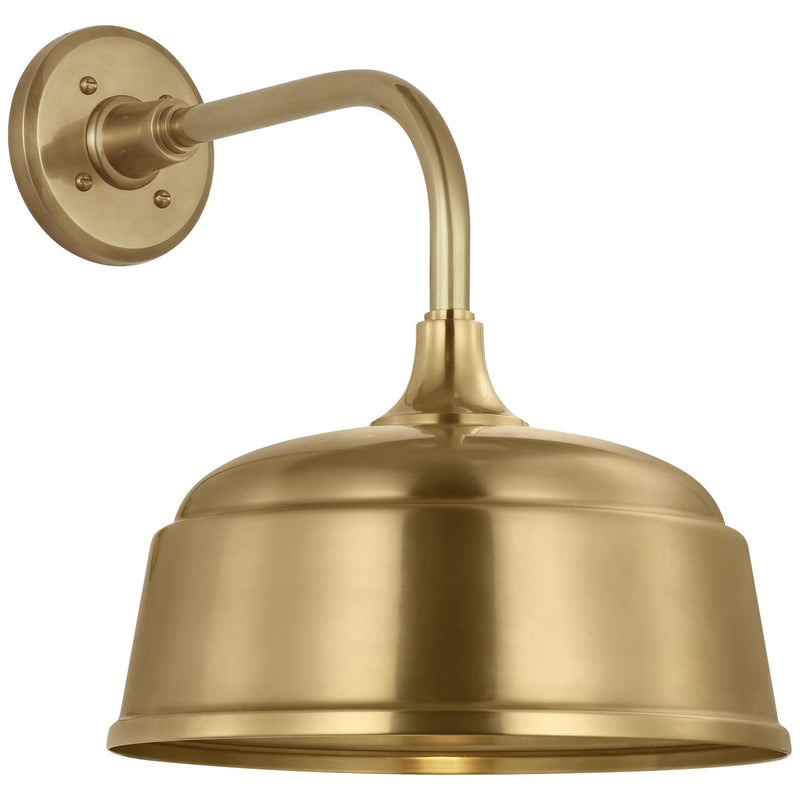 Visual Comfort Signature TOB 2808HAB/S6-HAB LED Barn Light, Hand-Rubbed Antique Brass