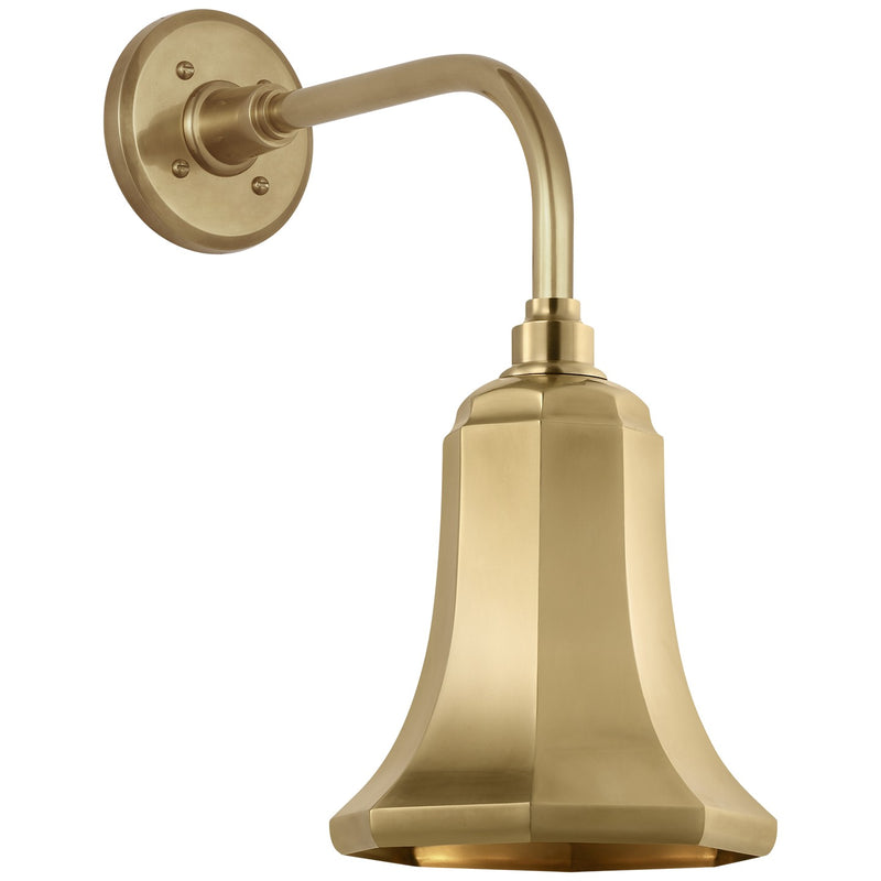 Visual Comfort Signature TOB 2808HAB/S8-HAB LED Barn Light, Hand-Rubbed Antique Brass