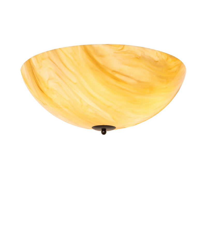 Meyda Tiffany 291853 Five Light Flush Mount, Bronze