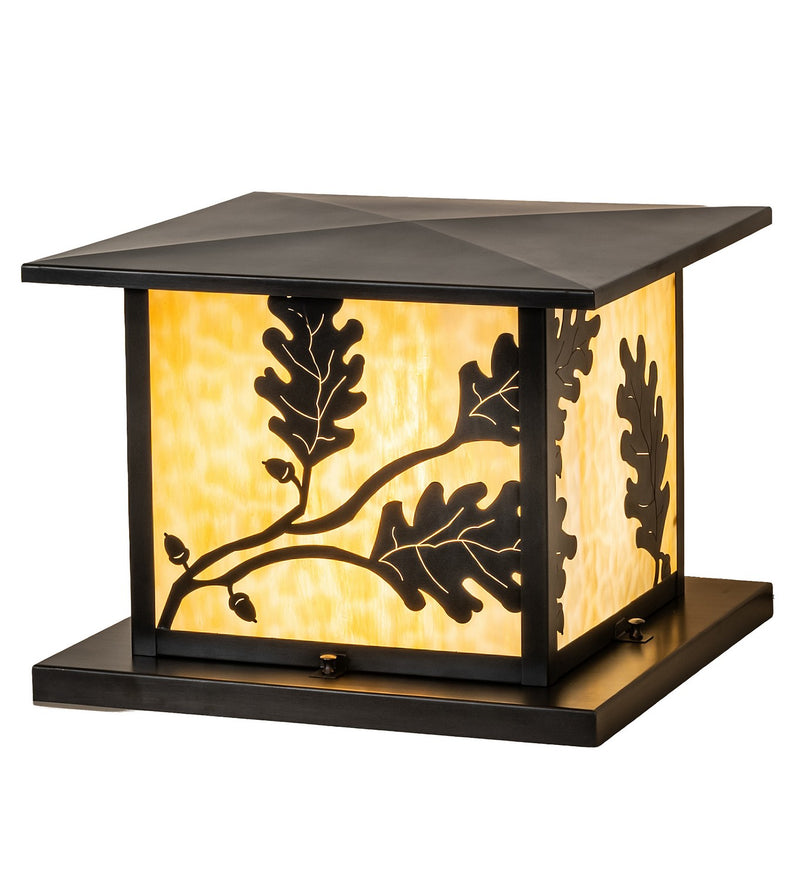 Meyda Tiffany 292181 One Light Pier Mount, Craftsman Brown
