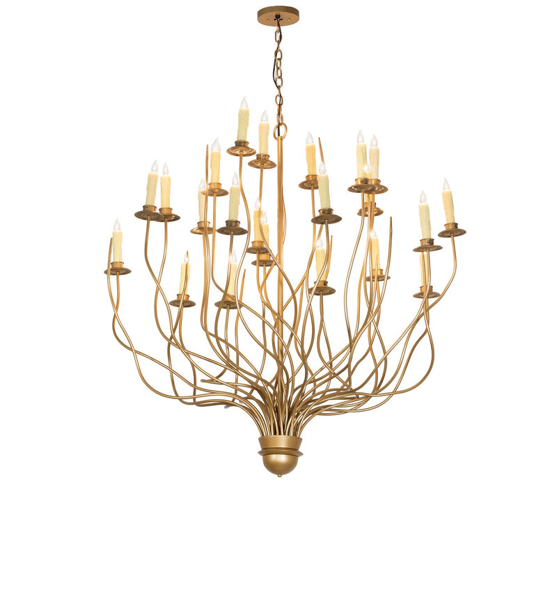 Meyda Tiffany 292215 22 Light Chandelier, Honey Bucket