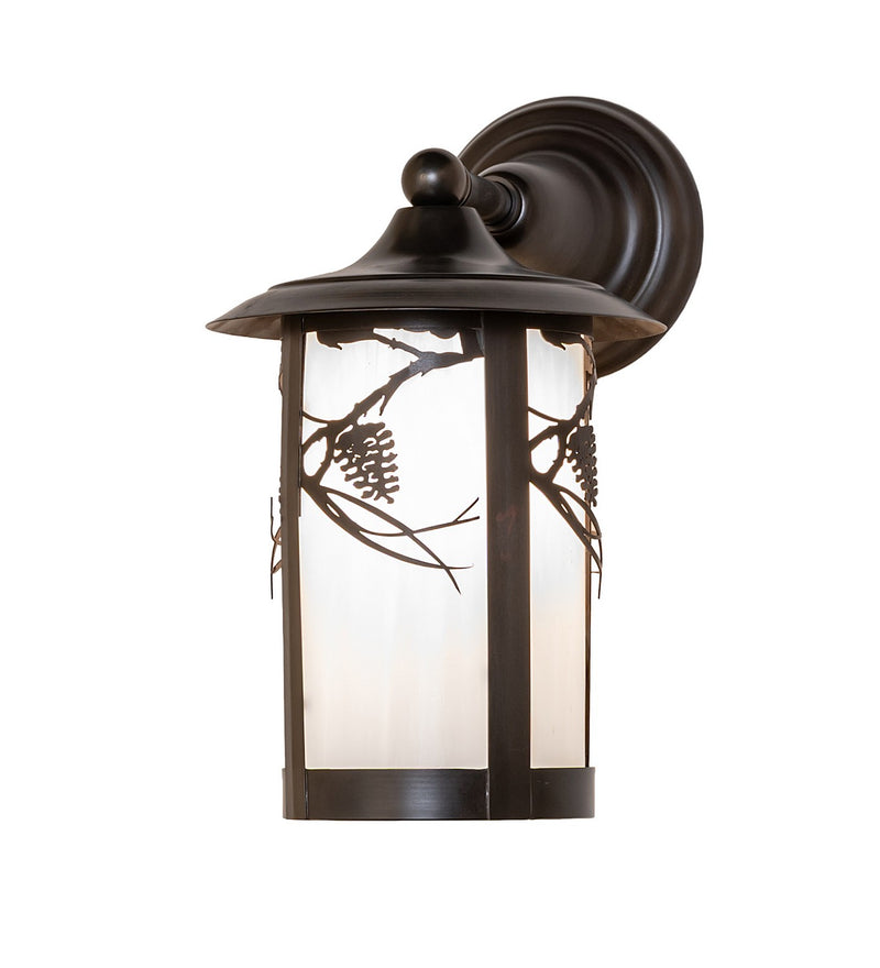 Meyda Tiffany 292236 One Light Wall Sconce, Craftsman Brown