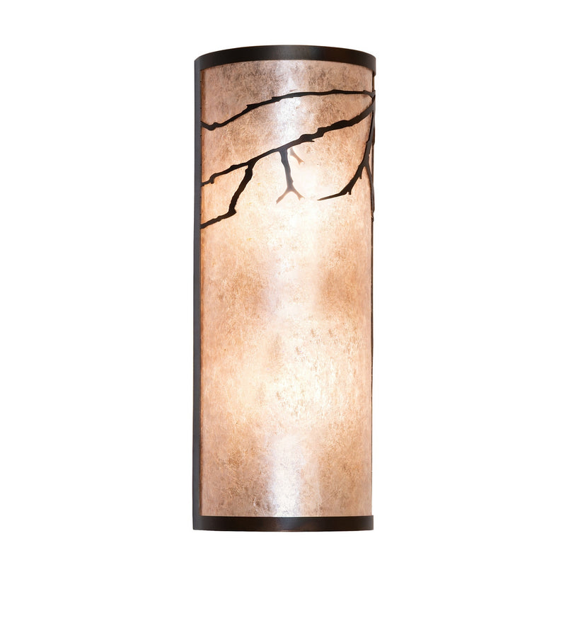 Meyda Tiffany 292529 Two Light Wall Sconce, Light Burnished Antique Copper