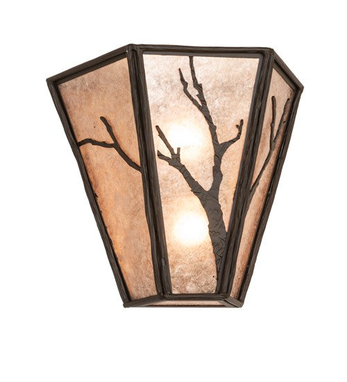 Meyda Tiffany 292935 Two Light Wall Sconce, Oil Rubbed Bronze