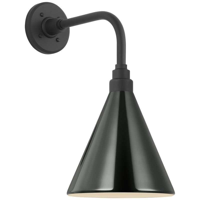 Visual Comfort Signature TOB 2808MBK/S10-G LED Barn Light, Matte Black