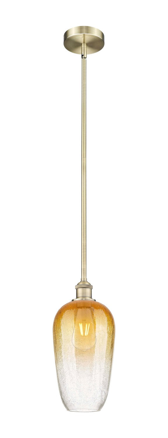 Innovations 616-1S-AB-G484-7AM One Light Mini Pendant, Antique Brass
