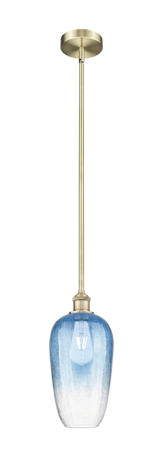 Innovations 616-1S-AB-G484-7SB One Light Mini Pendant, Antique Brass