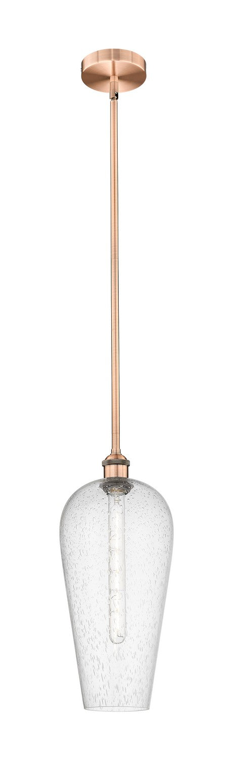 Innovations 616-1S-AC-G456-8SDY One Light Mini Pendant, Antique Copper