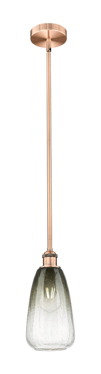 Innovations 616-1S-AC-G480-6SL One Light Mini Pendant, Antique Copper