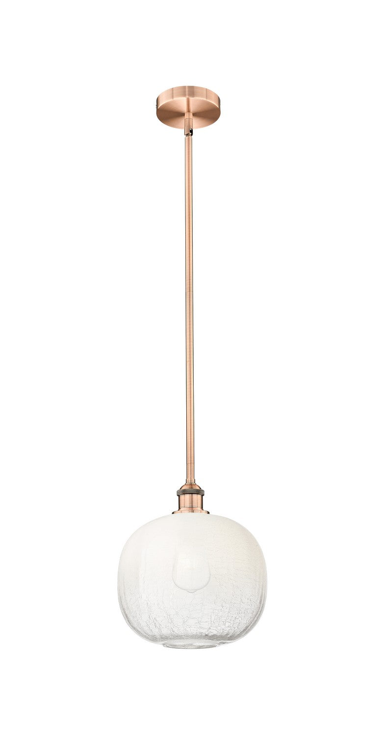 Innovations 616-1S-AC-G481-10OP One Light Mini Pendant, Antique Copper