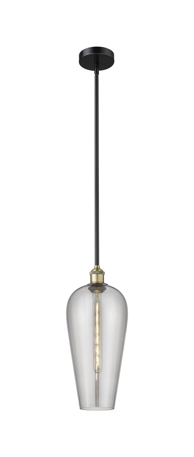 Innovations 616-1S-BAB-G456-8SM One Light Mini Pendant, Black Antique Brass