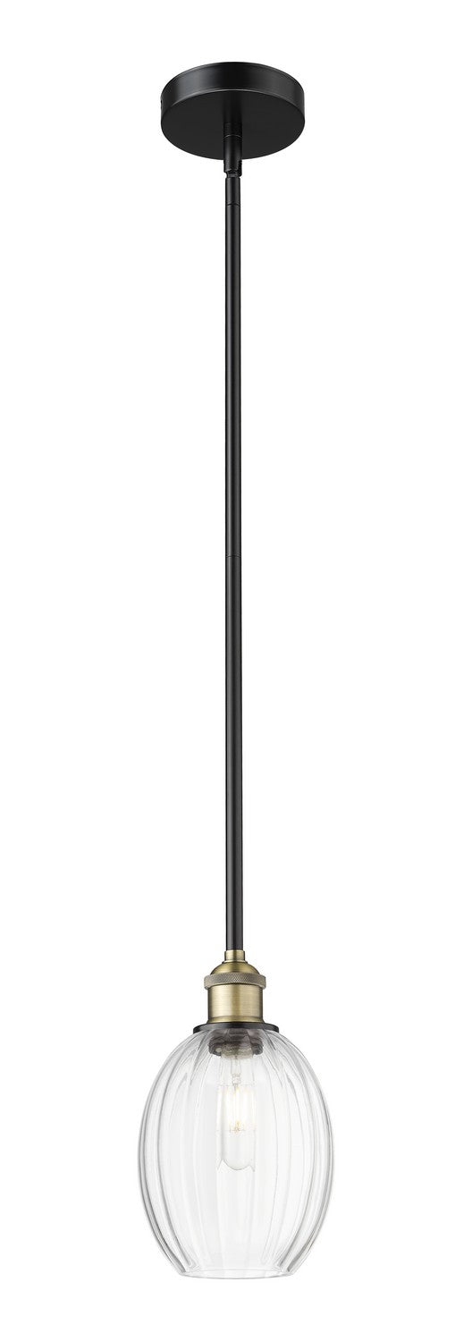Innovations 616-1S-BAB-G459-6CL One Light Mini Pendant, Black Antique Brass