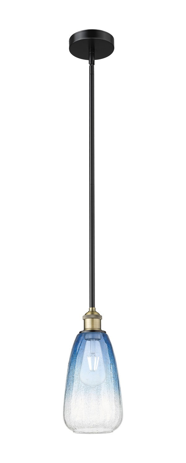 Innovations 616-1S-BAB-G480-6SB One Light Mini Pendant, Black Antique Brass