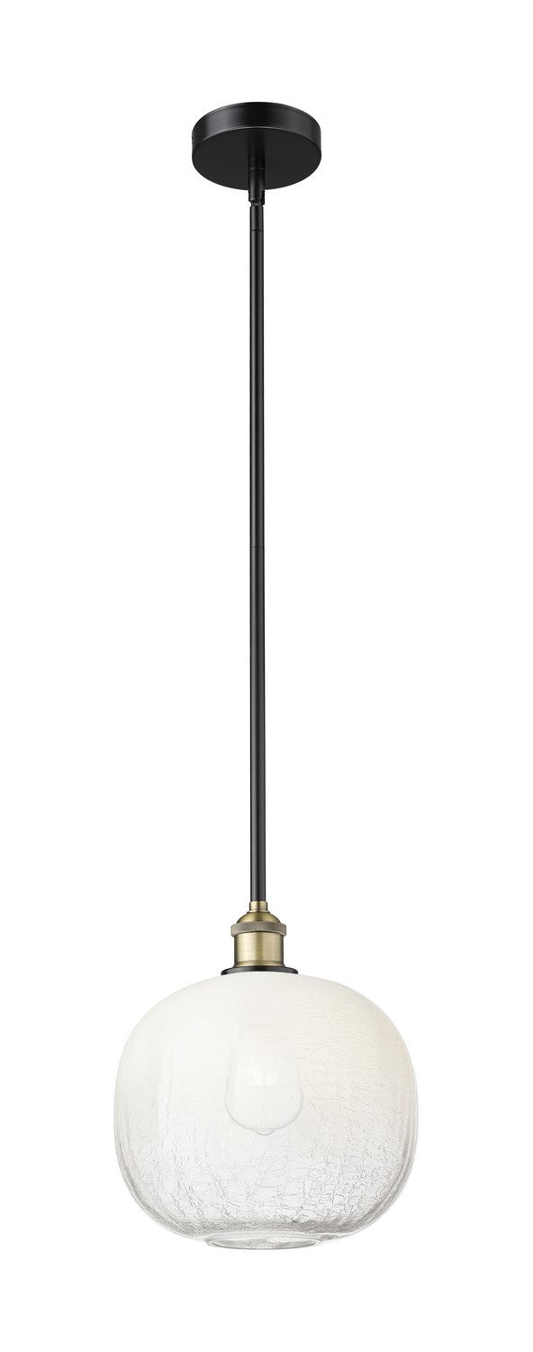 Innovations 616-1S-BAB-G481-10OP One Light Mini Pendant, Black Antique Brass