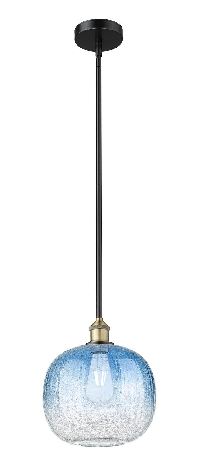 Innovations 616-1S-BAB-G481-10SB One Light Mini Pendant, Black Antique Brass