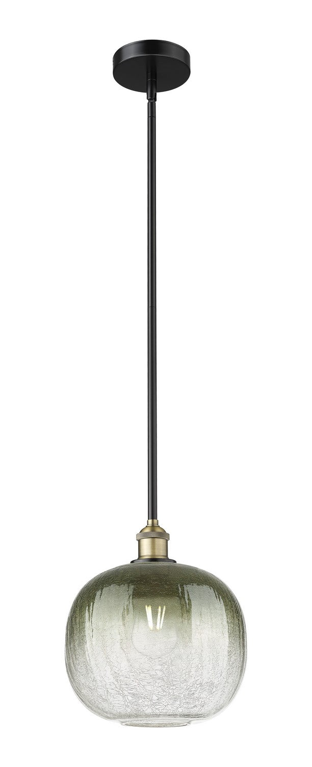 Innovations 616-1S-BAB-G481-10SL One Light Mini Pendant, Black Antique Brass