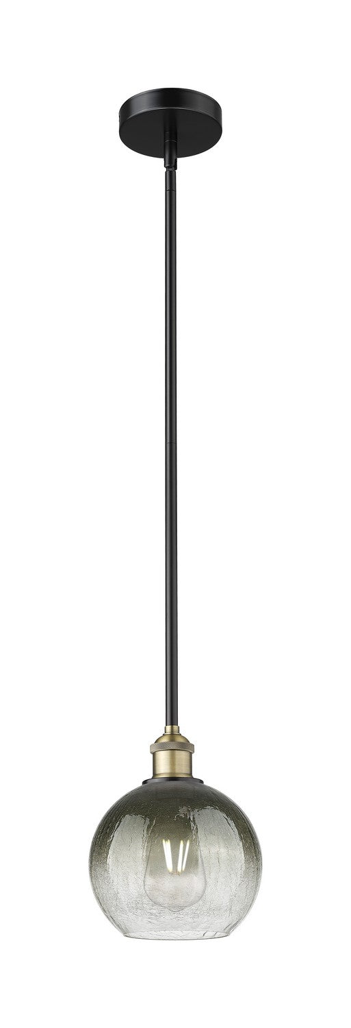 Innovations 616-1S-BAB-G483-8SL One Light Mini Pendant, Black Antique Brass