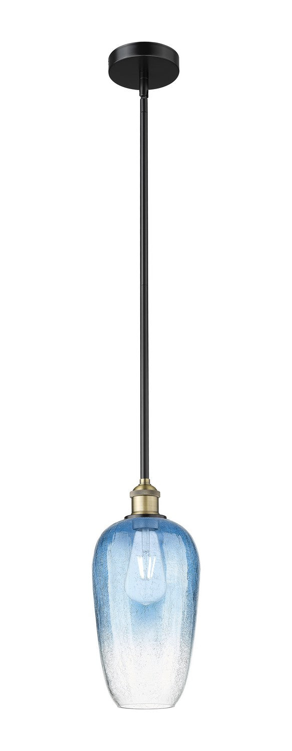 Innovations 616-1S-BAB-G484-7SB One Light Mini Pendant, Black Antique Brass