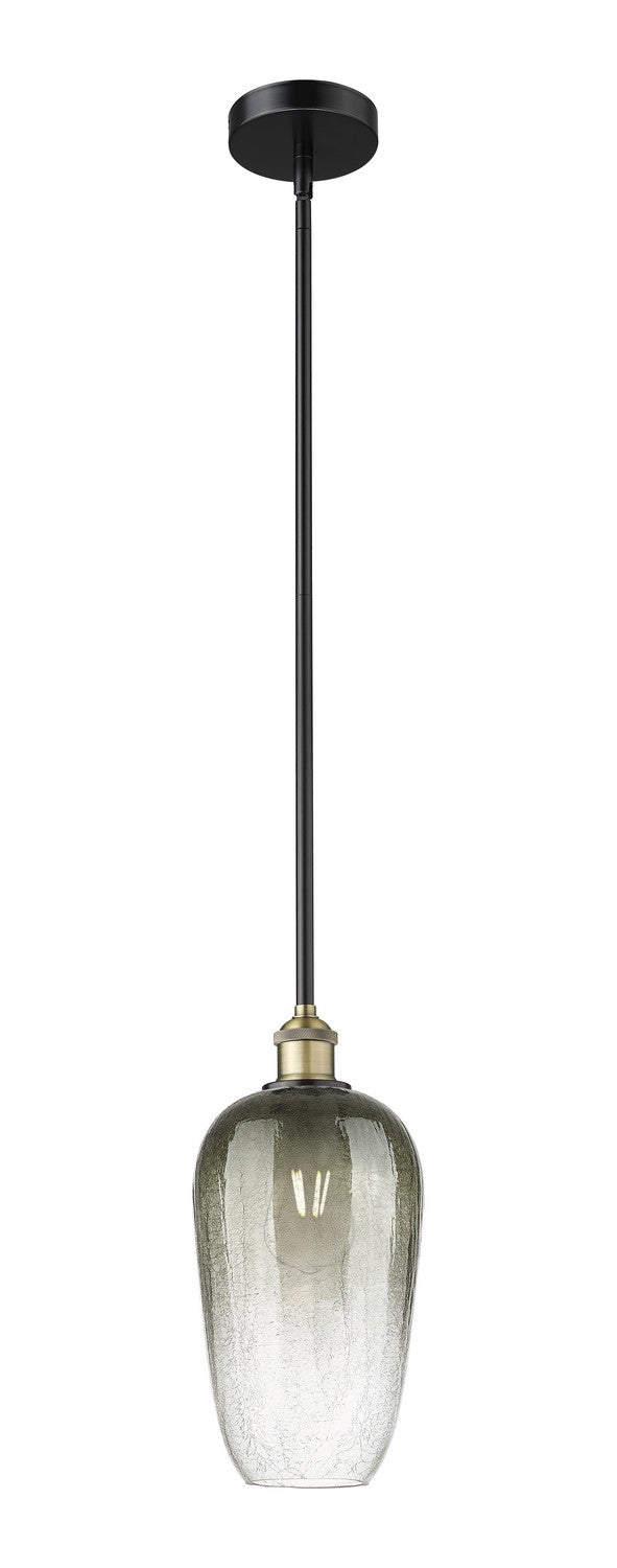 Innovations 616-1S-BAB-G484-7SL One Light Mini Pendant, Black Antique Brass
